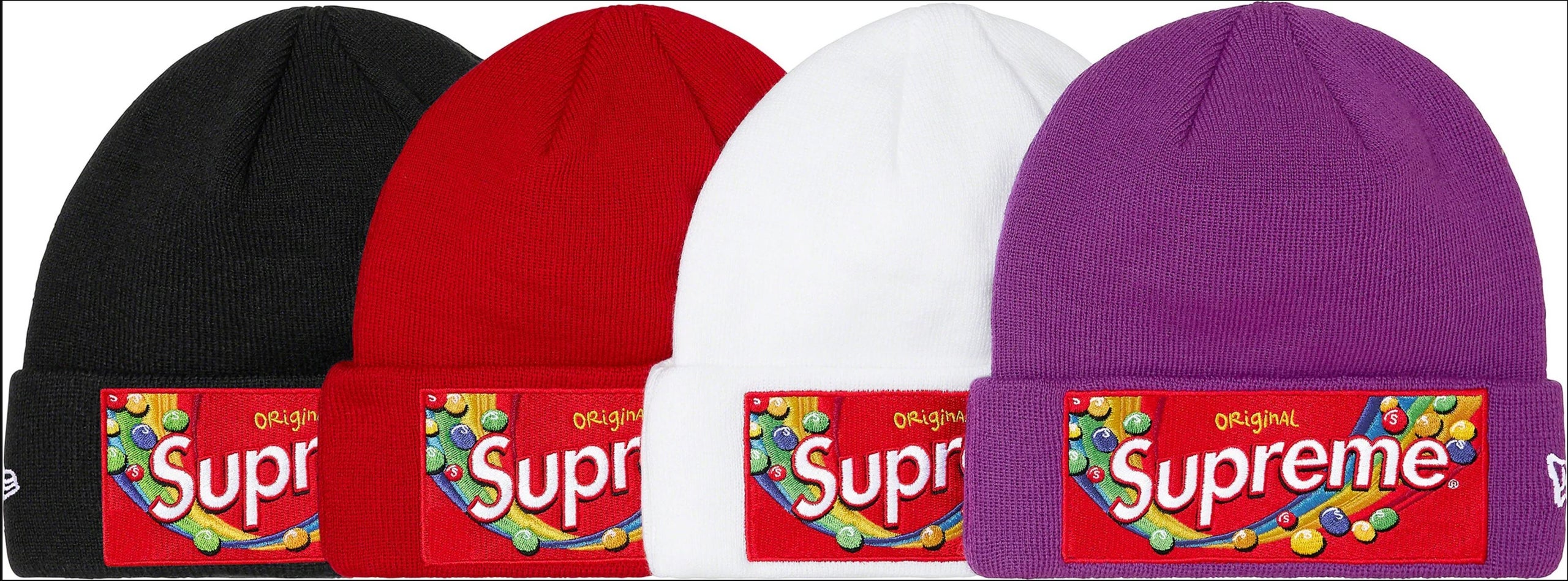 Popular Supreme Skittles Beanie